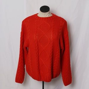 FOREVER21 Orange Sweater